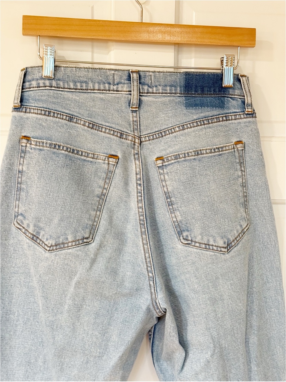 Abercrombie and Fitch Curve Love Ultra High Rise Ankle Straight Jeans 29/8 - Picture 6 of 8